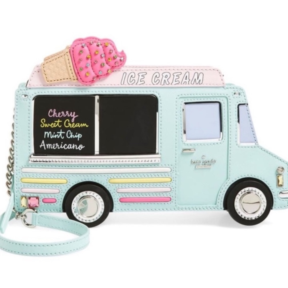 NWT Kate Spade ‘Flavor of the Month’ Ice Cream Truck Crossbody Bag / Clutch RARE